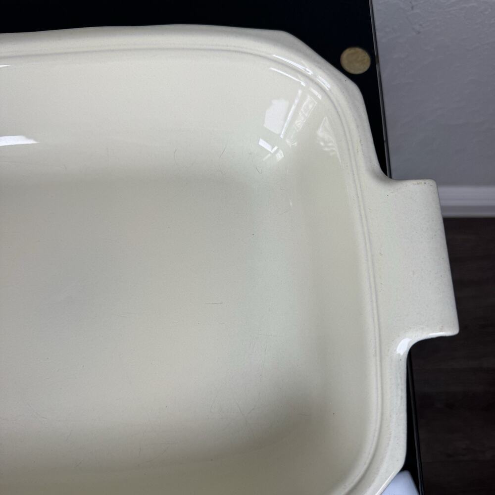 Emile Henry France Dark Blue 15” Baker, Casserole Dish Made for Williams-Sonoma - Picture 5 of 16